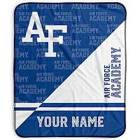 Pegasus Air Force Falcons 50" x 60" Split Wordmark Personalized Fleece Blanket