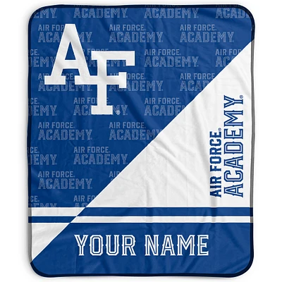 Pegasus Air Force Falcons 50" x 60" Split Wordmark Personalized Fleece Blanket