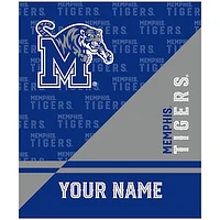 Pegasus Memphis Tigers 50" x 60" Split Wordmark Personalized Fleece Blanket