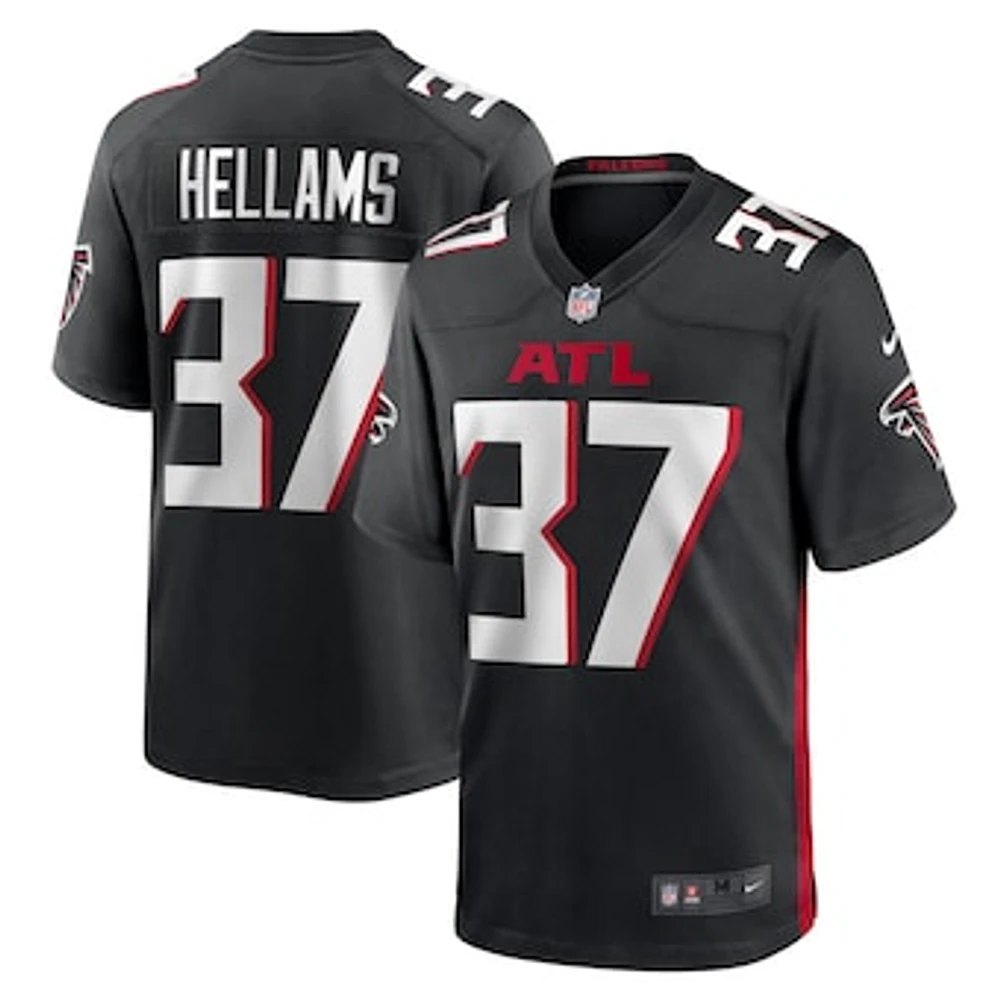 Men's Nike DeMarcco Hellams  Black Atlanta Falcons Team Game Jersey