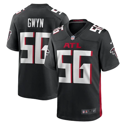 Men's Nike Jovaughn Gwyn  Black Atlanta Falcons Team Game Jersey