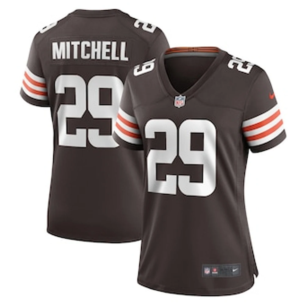 Women's Nike Cameron Mitchell  Brown Cleveland Browns Team Game Jersey