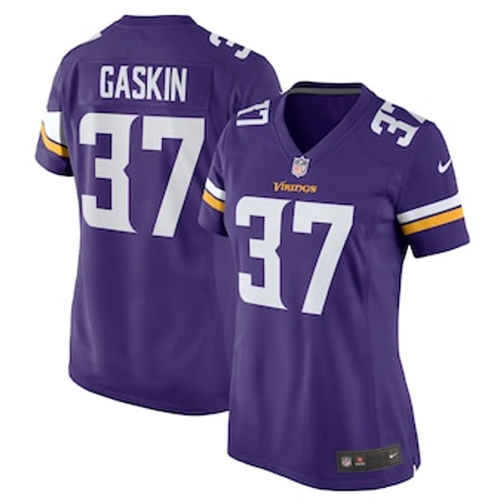 Women's Nike Myles Gaskin  Purple Minnesota Vikings Team Game Jersey