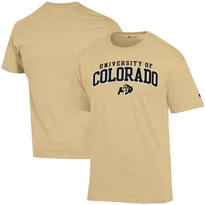 Men's Champion Gold Colorado Buffaloes Property Of T-Shirt