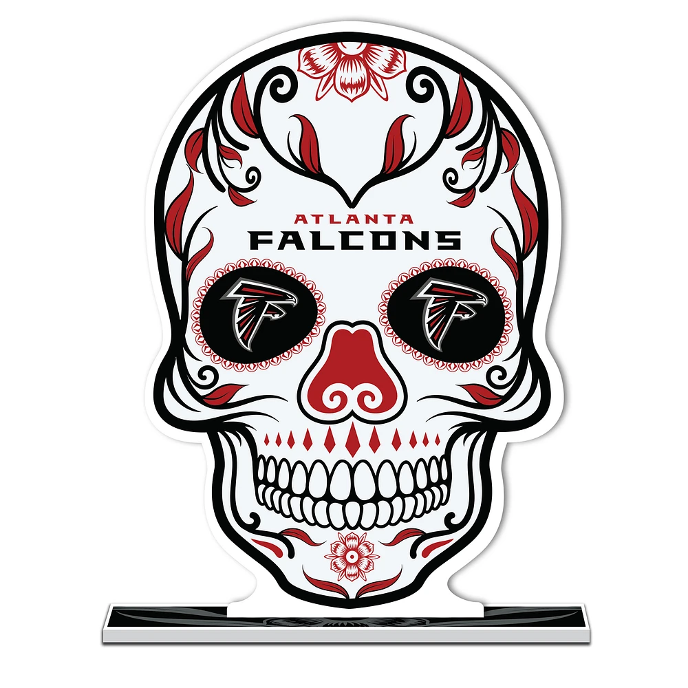 Atlanta Falcons 10" Sugar Skull Standee