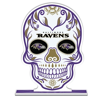 Baltimore Ravens 10" Sugar Skull Standee