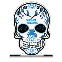 Carolina Panthers 10" Sugar Skull Standee