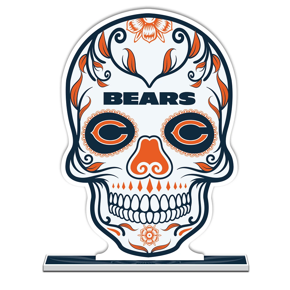 Chicago Bears 10" Sugar Skull Standee
