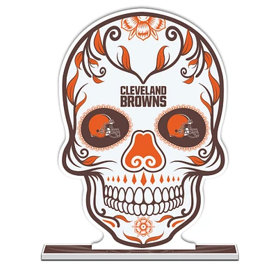 Cleveland Browns 10" Sugar Skull Standee