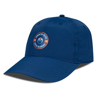 Men's Levelwear Navy Edmonton Oilers Crest Adjustable Hat