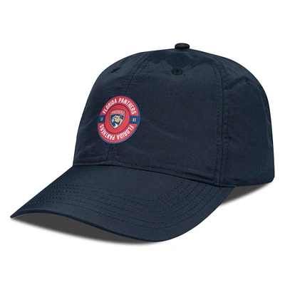 Men's Levelwear Black Florida Panthers Crest Adjustable Hat