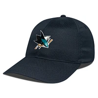 Men's Levelwear Black San Jose Sharks Matrix Adjustable Hat