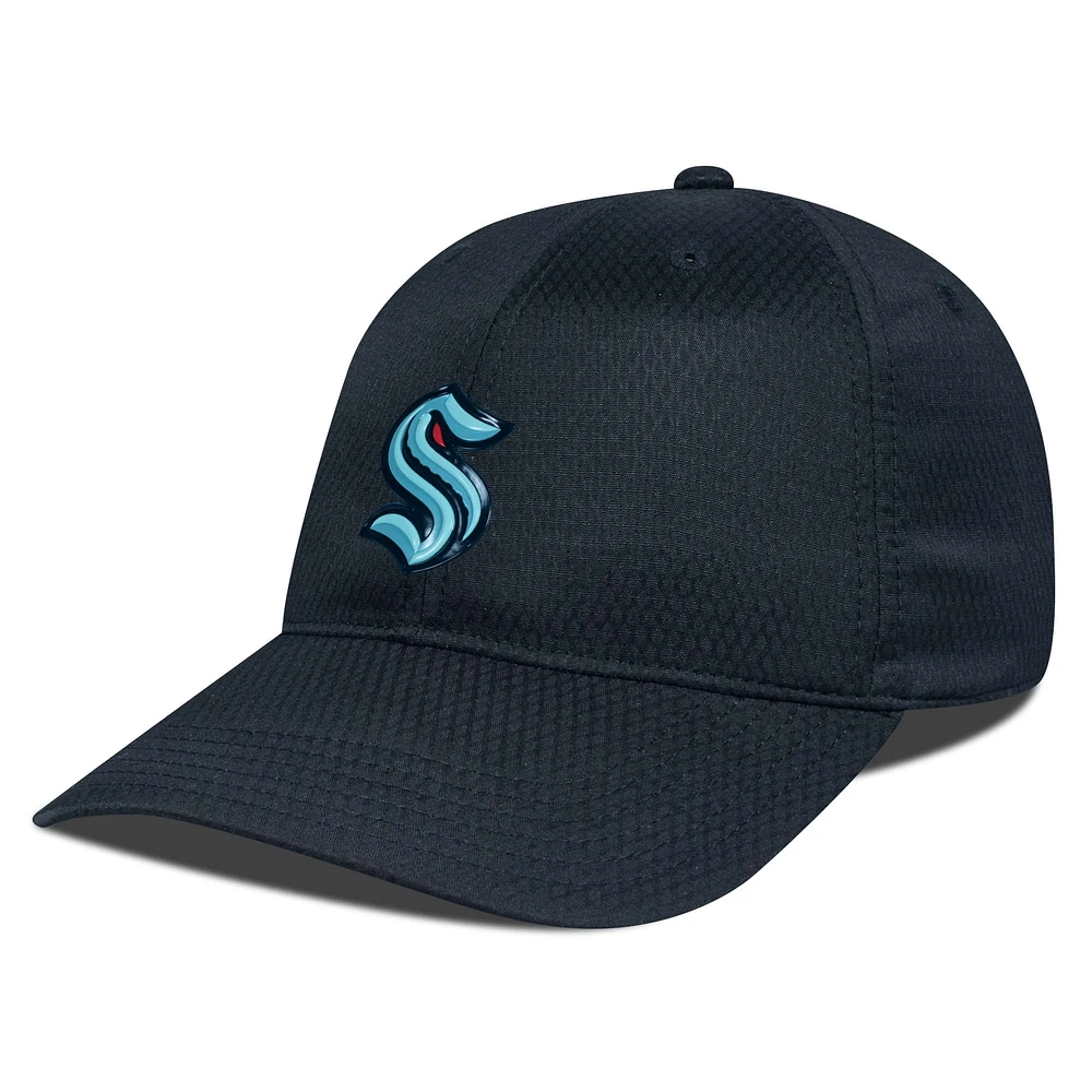 Men's Levelwear Black Seattle Kraken Matrix Adjustable Hat