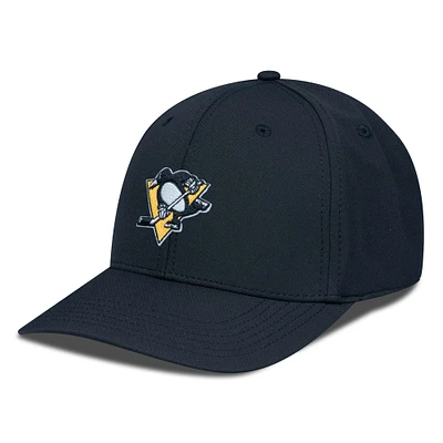 Men's Levelwear Black Pittsburgh Penguins Rise Flex Hat
