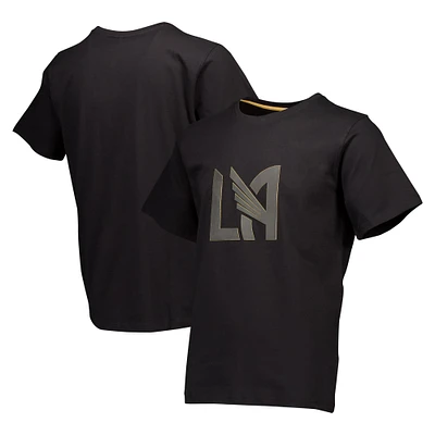 Men's Black LAFC Multi-Layer Primary Logo Heavyweight Relaxed T-Shirt