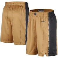 Men's Nike Gold Toronto Raptors 2023/24 City Edition Swingman Performance Shorts