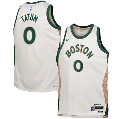 Unisex Nike Jayson Tatum White Boston Celtics Swingman Player Jersey - City Edition