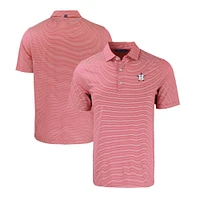Men's Cutter & Buck  Red/White Houston Astros Stars Stripes Forge Eco Double Stripe Stretch Recycled Polo