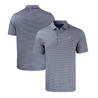 Men's Cutter & Buck  Navy/White Washington Nationals Stars Stripes Forge Eco Double Stripe Stretch Recycled Polo