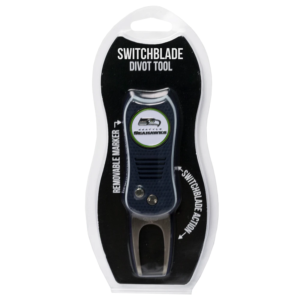 Seattle Seahawks Switchblade Divot Tool with Ball Marker