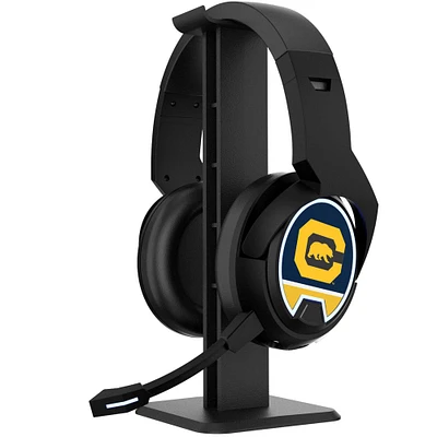 Keyscaper Black Cal Bears Wireless Bluetooth Gaming Headphones & Stand