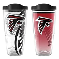 Tervis  Atlanta Falcons 24oz NFL 2 PACK Genuine & Forever Fan