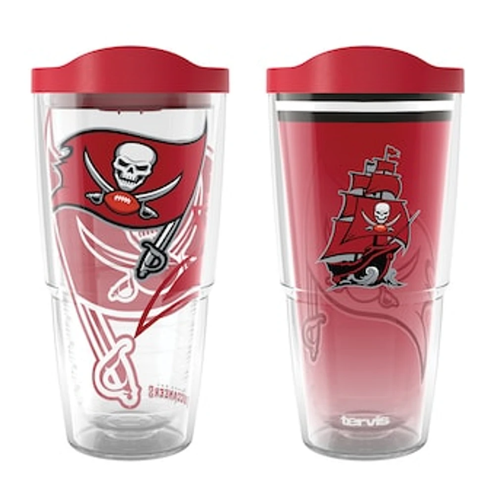 Tervis  Tampa Bay Buccaneers 24oz NFL 2 PACK Genuine & Forever Fan