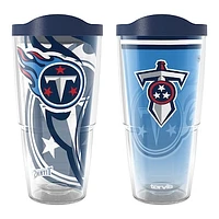 Tervis  Tennessee Titans 24oz NFL 2 PACK Genuine & Forever Fan