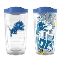 Tervis Detroit Lions Two-Pack 16oz. Allover Classic Tumbler Set