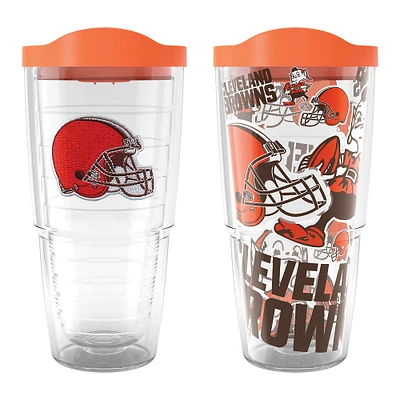 Tervis  Cleveland Browns NFL 2 Pack Allover & Emblem