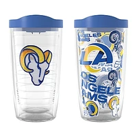 Tervis Los Angeles Rams Two-Pack 16oz. Allover Classic Tumbler Set