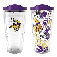 Tervis  Minnesota Vikings NFL 2 Pack Allover & Emblem