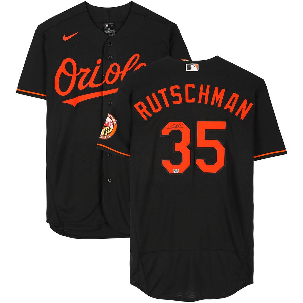 Adley Rutschman Baltimore Orioles Autographed Black Nike Authentic Jersey