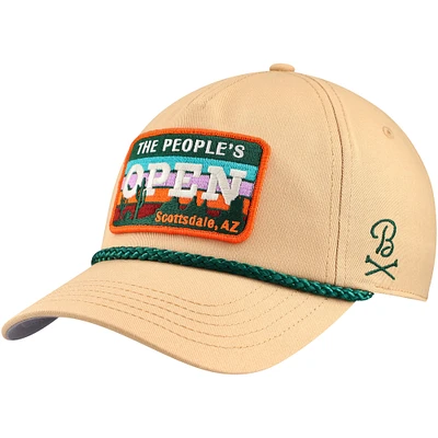 Men's Barstool Golf Khaki 2024 WM Phoenix Open Rope Snapback Hat