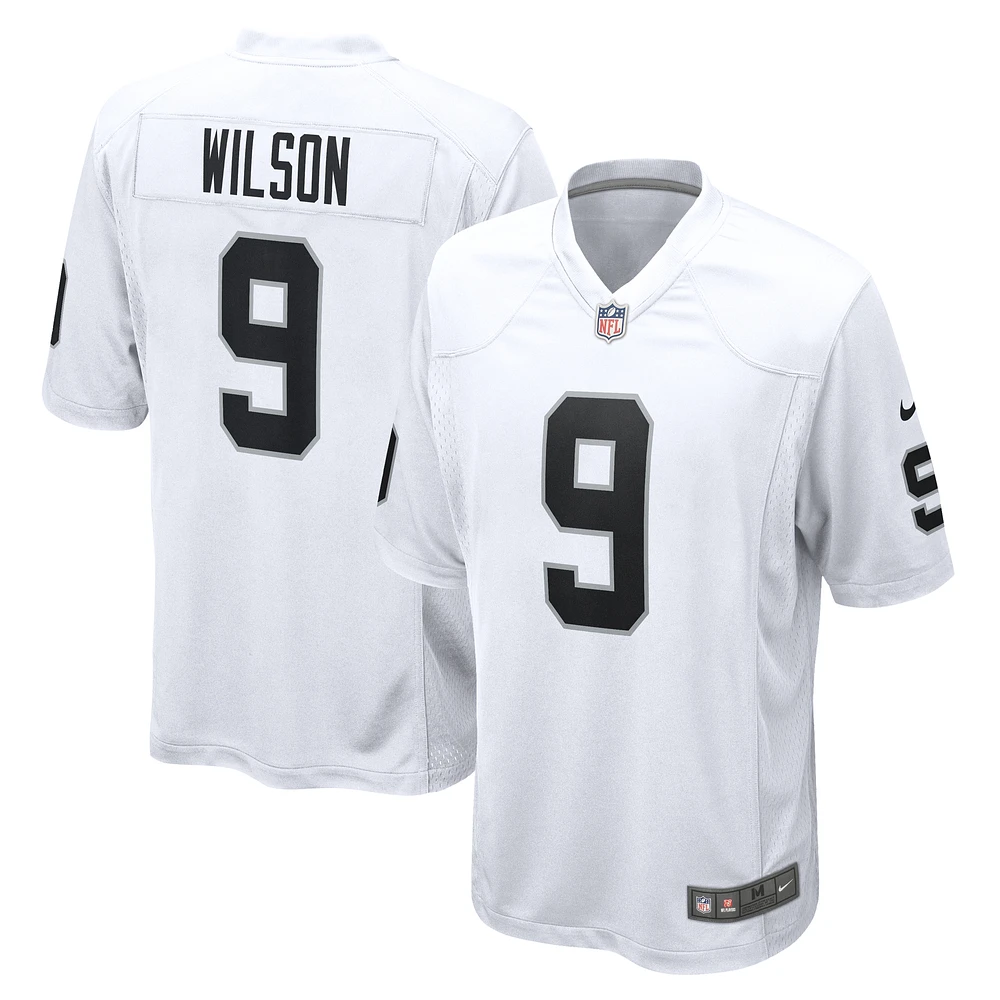 Men's Nike Tyree Wilson  White Las Vegas Raiders Game Jersey