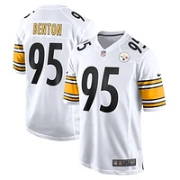 Men's Nike Keeanu Benton  White Pittsburgh Steelers Game Jersey