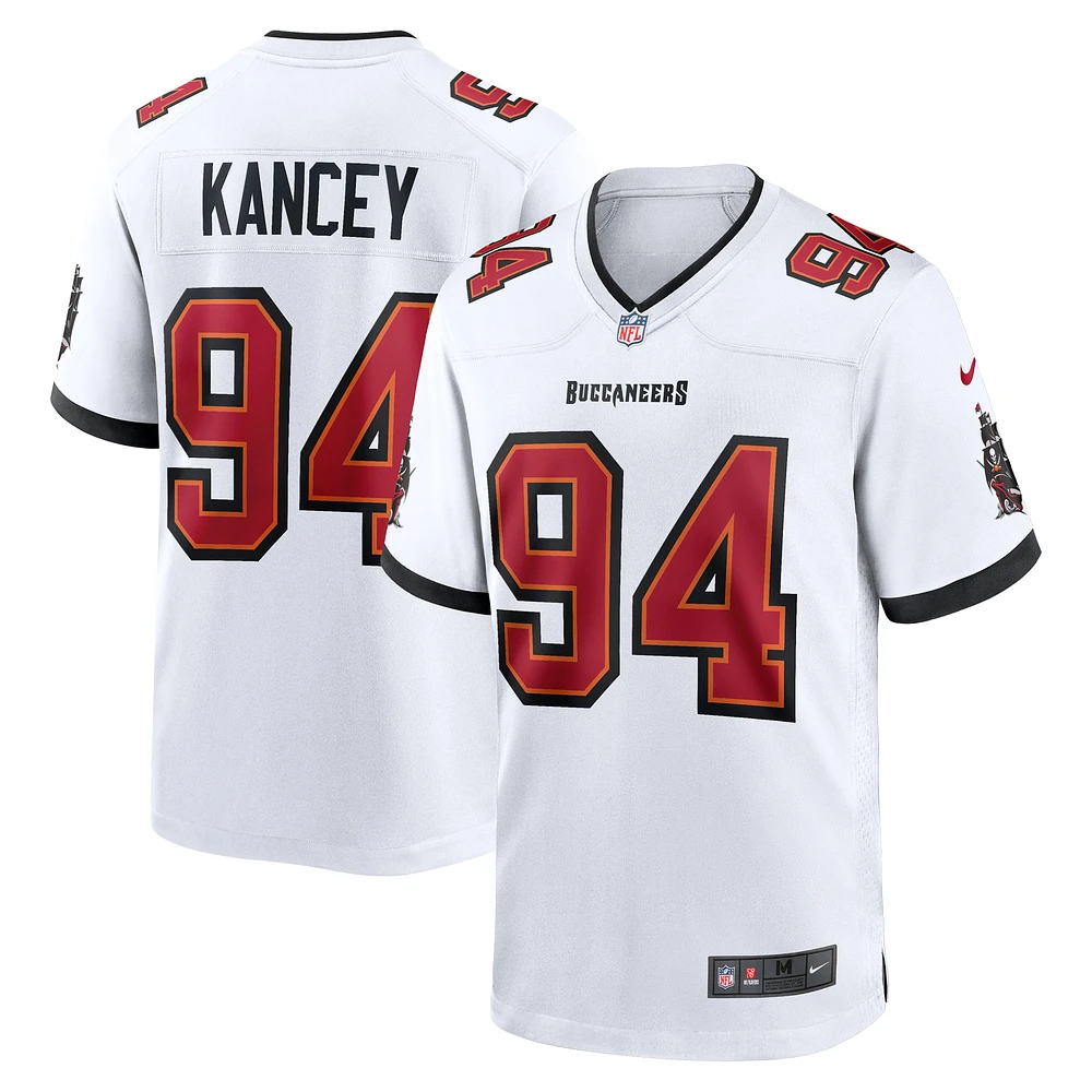 Men's Nike Calijah Kancey  White Tampa Bay Buccaneers Game Jersey