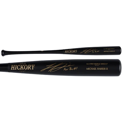 Michael Harris II Atlanta Braves Autographed Old Hickory Game Model Bat with "For The A!" Inscription
