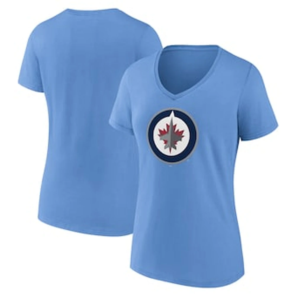 Women's Fanatics Blue Winnipeg Jets Alternate Graphic T-Shirt