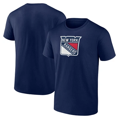 Men's Navy New York Rangers Alternate Logo T-Shirt