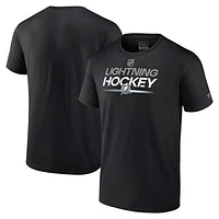 Men's  Black Tampa Bay Lightning Alternate Wordmark T-Shirt