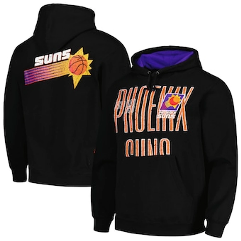 Men's Mitchell & Ness Black Phoenix Suns Hardwood Classics OG 2.0 Pullover Hoodie