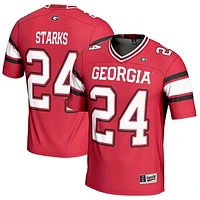Youth GameDay Greats Malaki Starks Red Georgia Bulldogs NIL Player Football Jersey