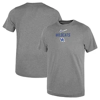 Toddler Nike Heather Gray Kentucky Wildcats Legend Slogan Performance T-Shirt