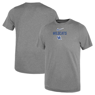 Toddler Nike Heather Gray Kentucky Wildcats Legend Slogan Performance T-Shirt