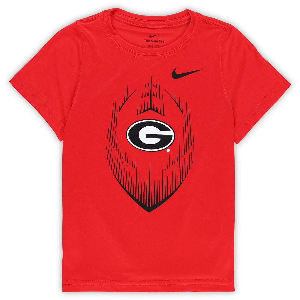 Preschool Nike Red Georgia Bulldogs Legend Football Performance T-Shirt