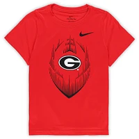 Preschool Nike Red Georgia Bulldogs Legend Football Performance T-Shirt