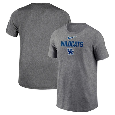 Youth Nike  Gray Kentucky Wildcats Legend Slogan Performance T-Shirt