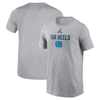 Youth Jordan Brand  Gray North Carolina Tar Heels Legend Slogan Performance T-Shirt