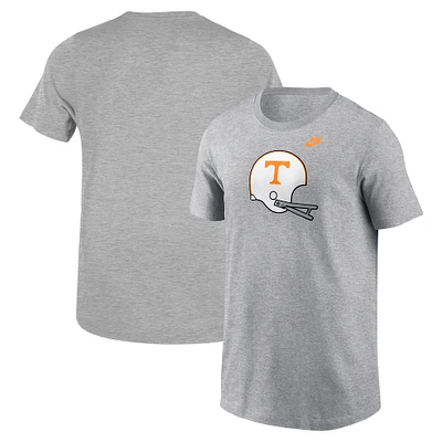 Youth Nike Heather Gray Tennessee Volunteers Helmet T-Shirt